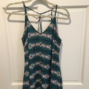 LUSH green patterned sundress